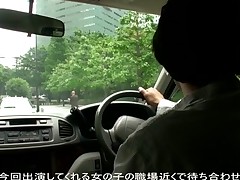 Exotic Japanese chick Arisa Aizawa in Horny big tits, car JAV movie